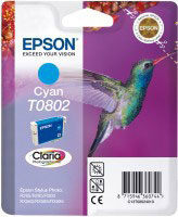 T0802 - Cartuchos Epson Cian (C13T080240BO)